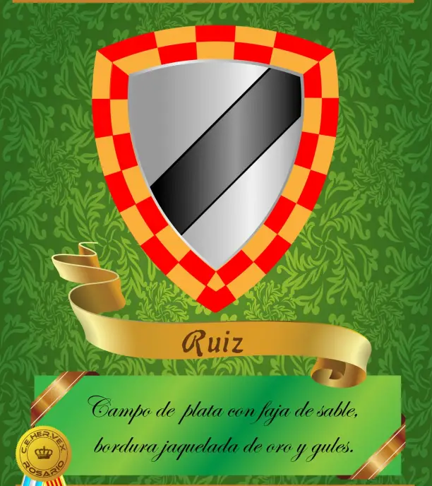 Escudo Ruiz con Fondo