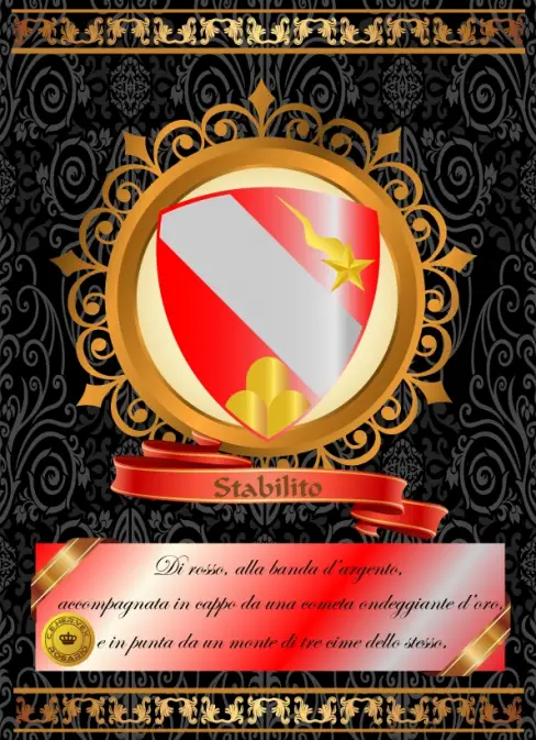 Escudo Stabilito con Fondo